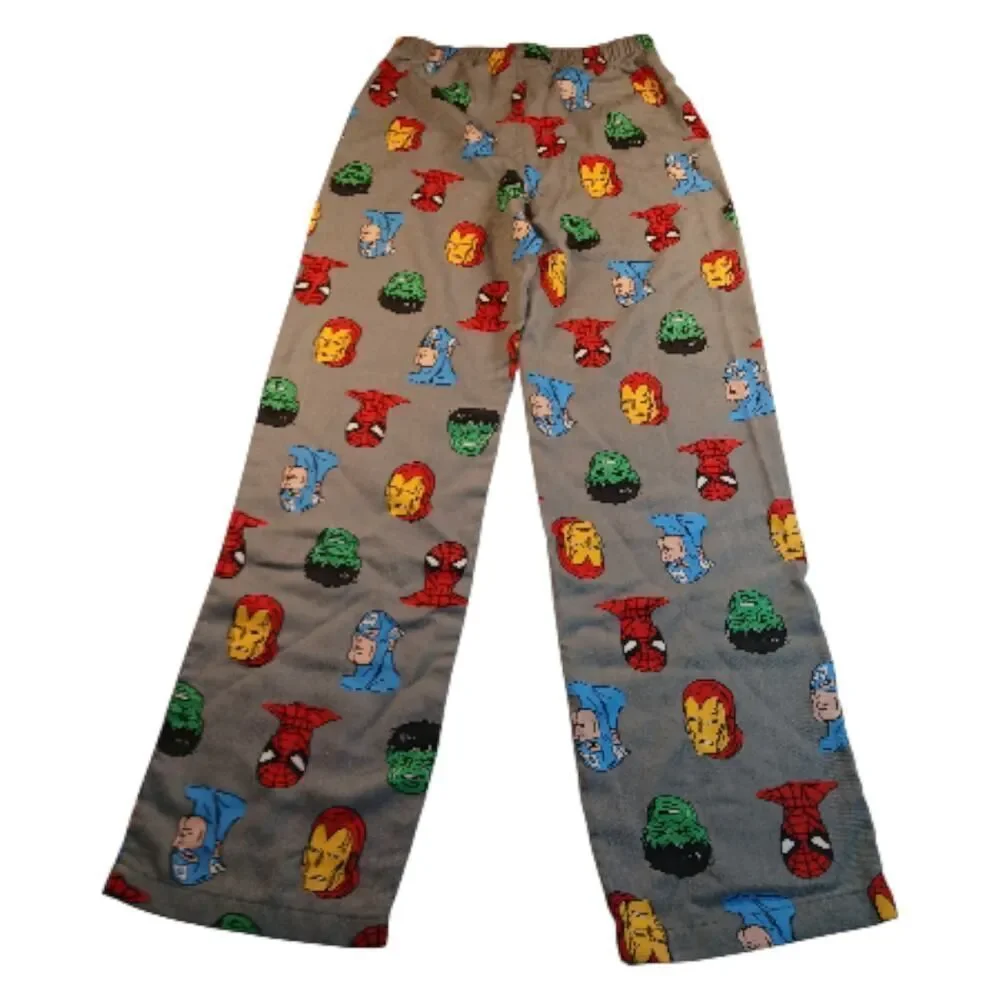 GAP Kids Marvel Gray w/Awesome Super Hero Graphics Pajama Pants - Size 14